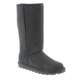 OKBOP Women s Low Heeled Mid Calf Boots Vintage Zipper Non Slip Shoes for Women Winter Warm Womens Cowboy Boots Christmas Mid Calf Womens Boots Clearance Walmart
