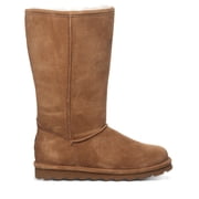 BEARPAW Womens Elle Tall Hickory Size 12 | Slip On Boots | Cozy & Comfortable Winter Boot for Women