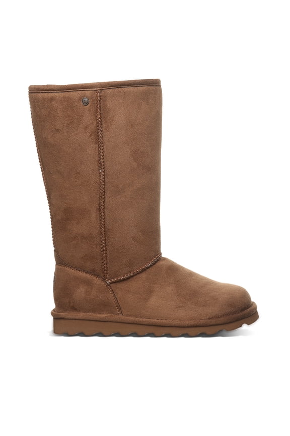 Women's Elle Tall Vegan Hickory Size 12 | Slip On Boots for Women | Comfortable Suede Winter Boot