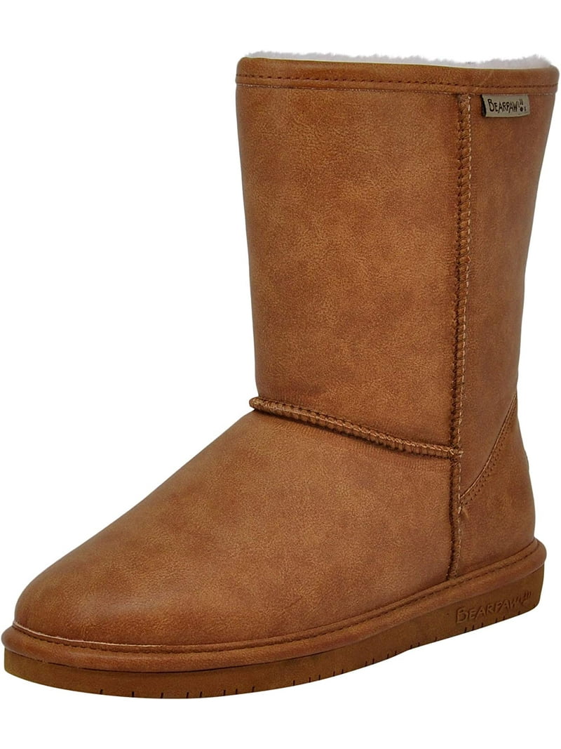 Emma　スノーブーツ Bearpaw Women's Emma Short Snow Boot 9 Tan Smooth - Walmart.com