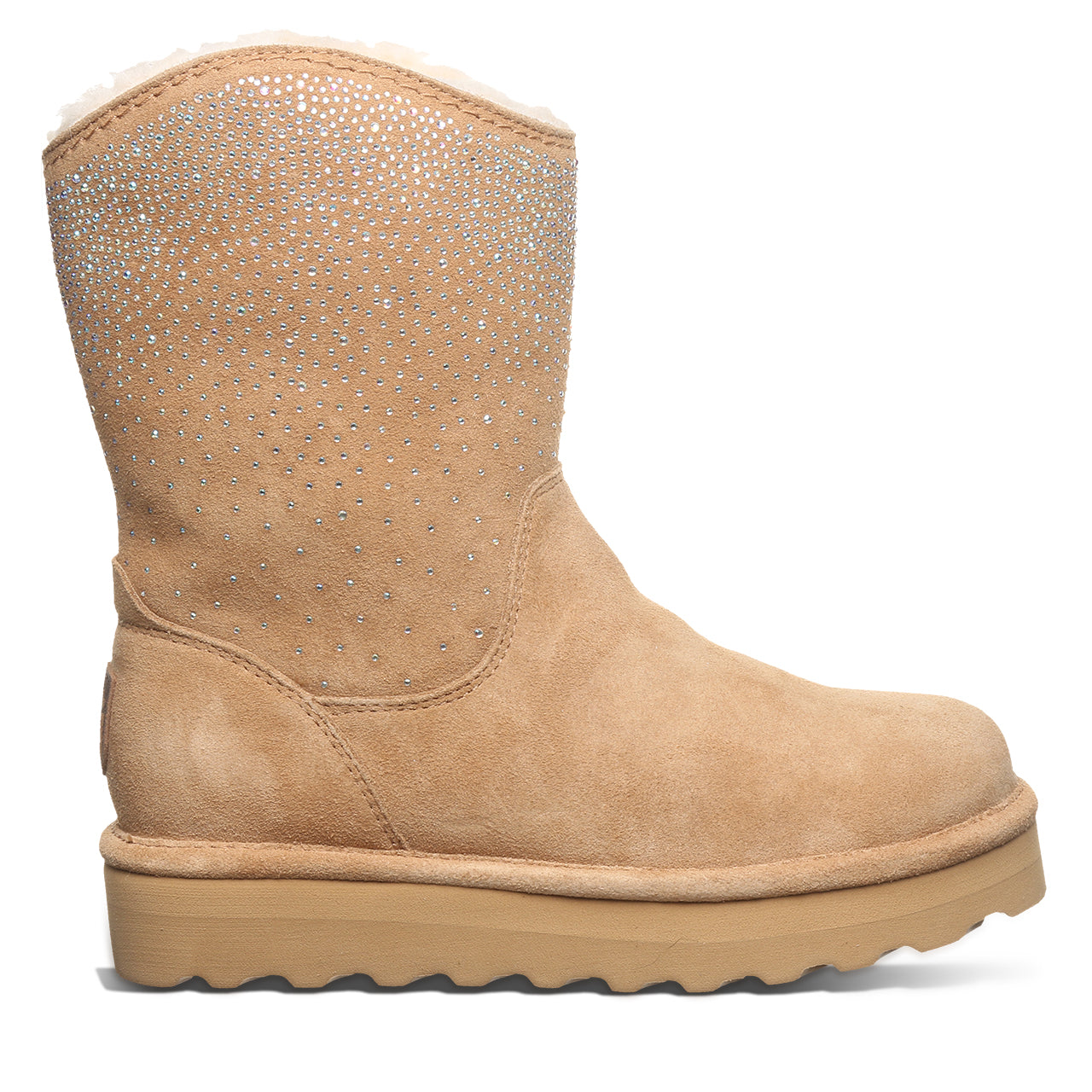 Botas glamurosas de plataforma para mujer, color café sólido, talla 10 | Botas clásicas de ante para mujer | Botas de caña para mujer | Botas cómodas de invierno