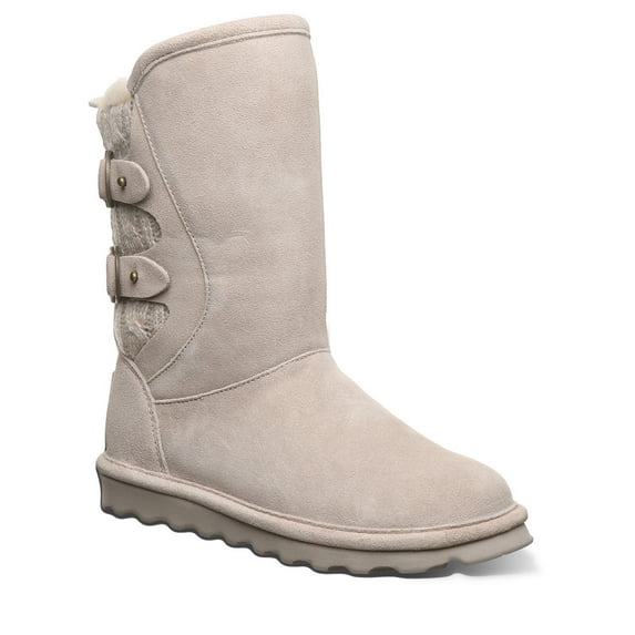 BEARPAW Women's Jenni Mushroom Size 6 | Women's Boot Classic Suede | Women's Pull On Boot | Comfortable Winter Boot Women's Mushroom Jenni Boots