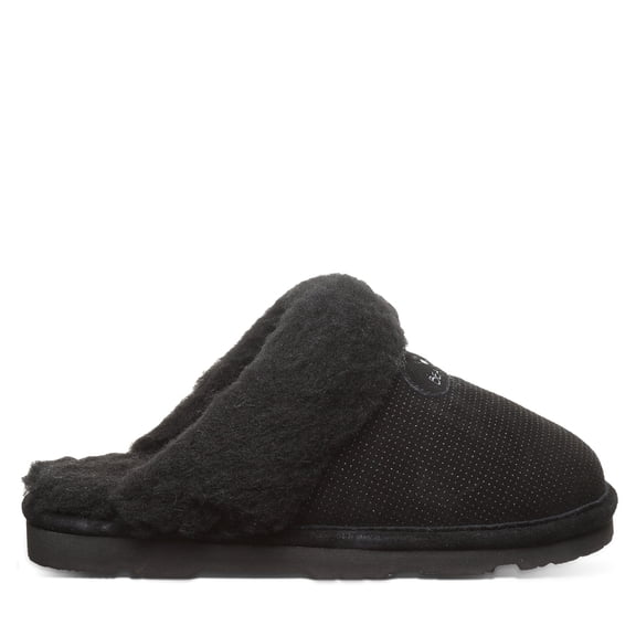 BEARPAW Women's Loki Exotic Black Size 7 | Women's Slippers | Women's Shoes | Comfortable & Light-Weight