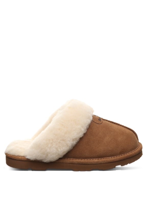 Women's Loki Hickory Size 7 | Soft Suede Indoor & Outdoor Slippers | Comfortable & Lightweight Footwear for Women