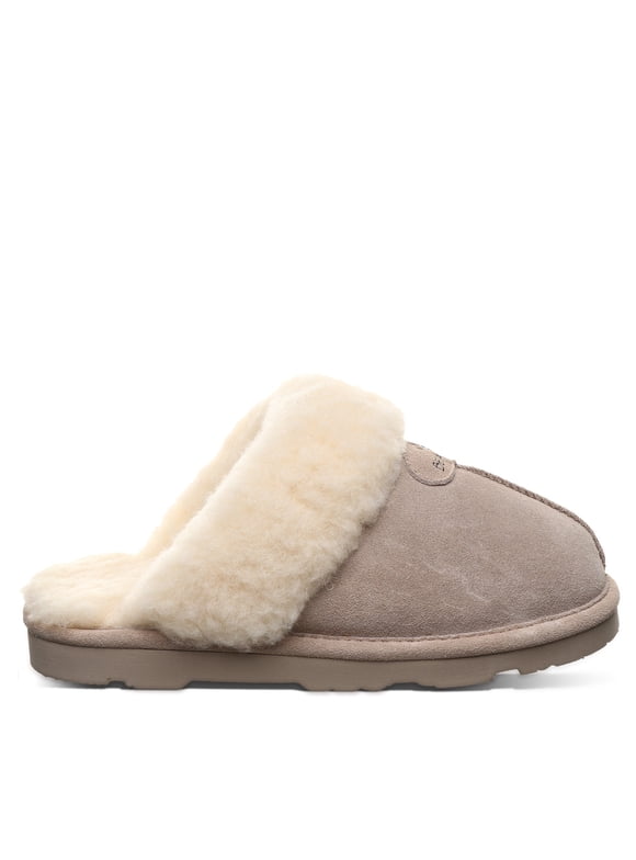 Women's Loki Mushroom Size 10 | Soft Suede Indoor & Outdoor Slippers | Comfortable & Lightweight Footwear for Women