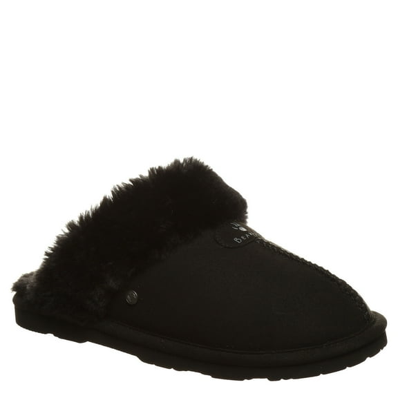 BEARPAW Women’s Loki Vegan Black Size 8 | Women’s Slippers | Women’s Shoes | Comfortable & Light-Weight Women's Black II Loki Vegan Slip-On