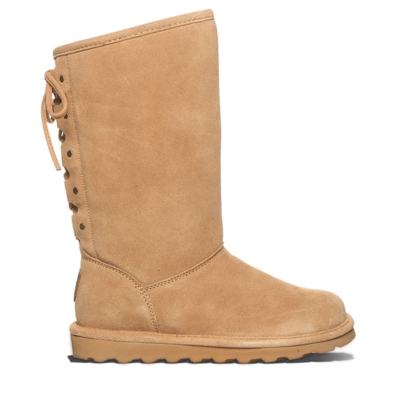 BEARPAW Women's Lydia II Iced Coffee Size 5 | Women's Boot Classic Suede | Women's Pull On Boot | Comfortable Winter Boot