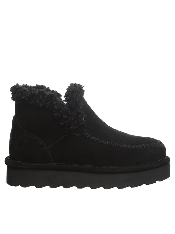 Women's Maeve Platform Lo Black Size 9 | Women's Boot Classic Suede | Women's Slip On Boot | Comfortable Winter Boot