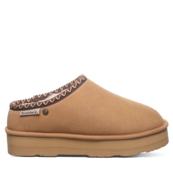 BEARPAW Women's Martis Vegan Iced Coffee Solid Size 5 | Women's Slipper | Women's Shoe | Comfortable & Lightweight