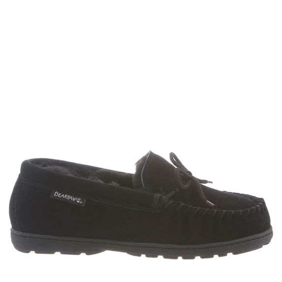 BEARPAW Women's Mindy Black Size 8 | Women's Slippers | Women's Shoes | Comfortable & Light-Weight