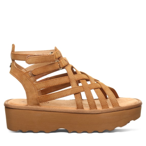 BEARPAW Women's Prominence Brown Size 11 | Women's Sandal | Women's Shoe | Comfortable & Lightweight