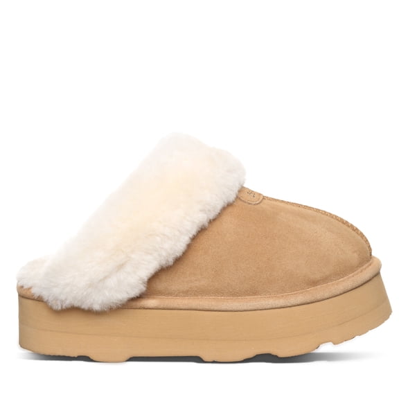 BEARPAW Women's Retro Loki Iced Coffee Solid Size 10 | Soft Lightweight Indoor & Outdoor Slippers | Comfortable Footwear for Women