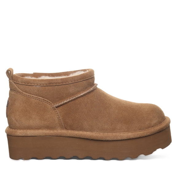BEARPAW Women's Retro Super Shorty Hickory Size 10 | Women's Ankle Boot | Comfortable Winter Boot
