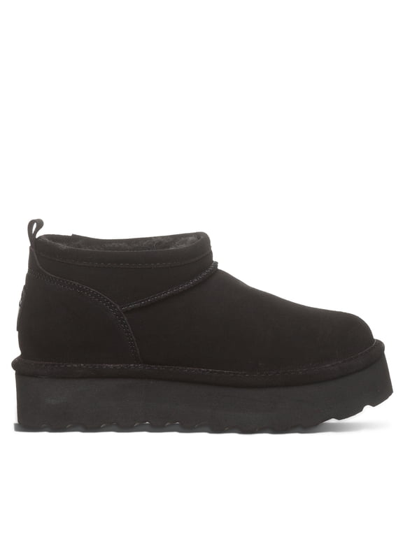 Women's Retro Super Shorty Black Size 6 | Women's Ankle Boot | Comfortable Winter Boot