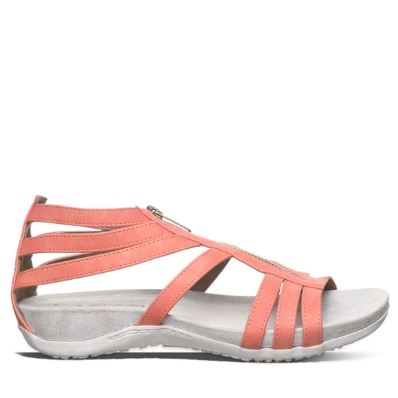 BEARPAW Women's Ronda Coral Size 6 | Women's Sandal | Women's Shoe | Comfortable & Lightweight