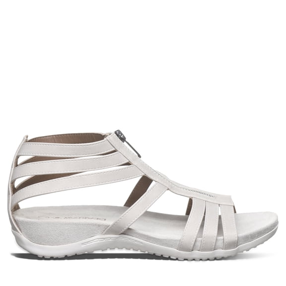 BEARPAW Women's Ronda White Size 8 | Women's Sandal | Women's Shoe | Comfortable & Lightweight