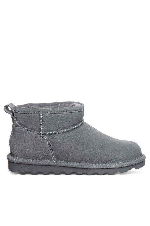 Women's Shorty Gadget Gray Size 7 | Women's Ankle Boot | Women's Slip On Boot | Comfortable Winter Boot