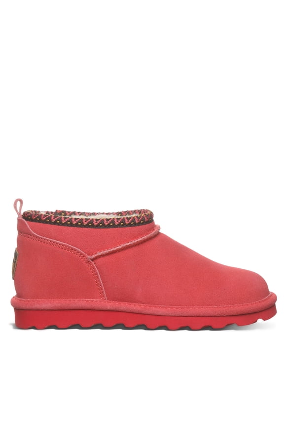 Women's Super Shorty Deco Guava Size 10 | Women's Ankle Boot | Women's Slip On Boot | Comfortable Winter Boot