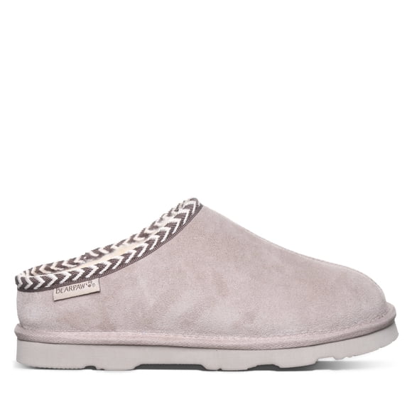 BEARPAW Women's Tabitha Slipper Mushroom Size 9 | Comfortable & Lightweight Slipper | Indoor & Outdoor Shoe for Women