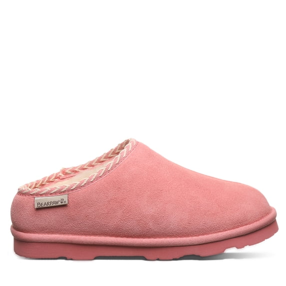 BEARPAW Women's Tabitha Slipper Shell Pink Size 6 | Comfortable & Lightweight Slipper | Indoor & Outdoor Shoe for Women