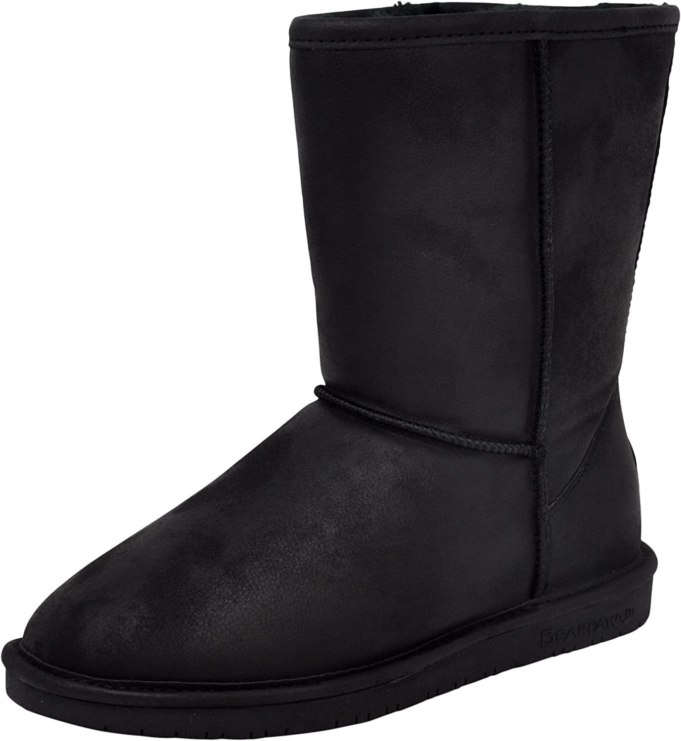 BEARPAW Emma Short Women s Classic Winter Slip On Boots Lightweight Suede Boots Multiple Colors 9.5 Black Ii