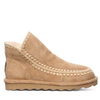 BEARPAW Women's Winter Boot Iced Coffee Size 8 | Comfortable Fashion Footwear | Slip On Winter Boot for Women