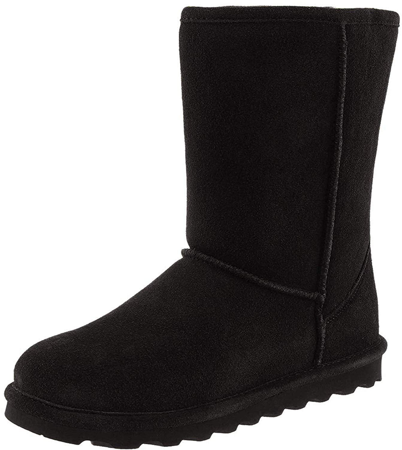 Bearpaw 1962W-B-10 Womens Elle Short Winter Boot, Black II - Size 10