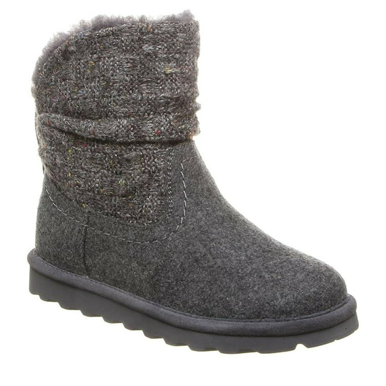 Bearpaw Womens Virginia Sheepskin Suede Winter Boots Walmart