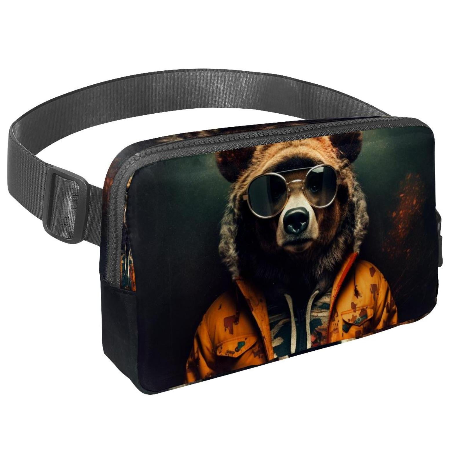 Bears Adjustable Lightweight Running Belt with Extension Strap and Belt Bag/Fanny Pack – Unisex