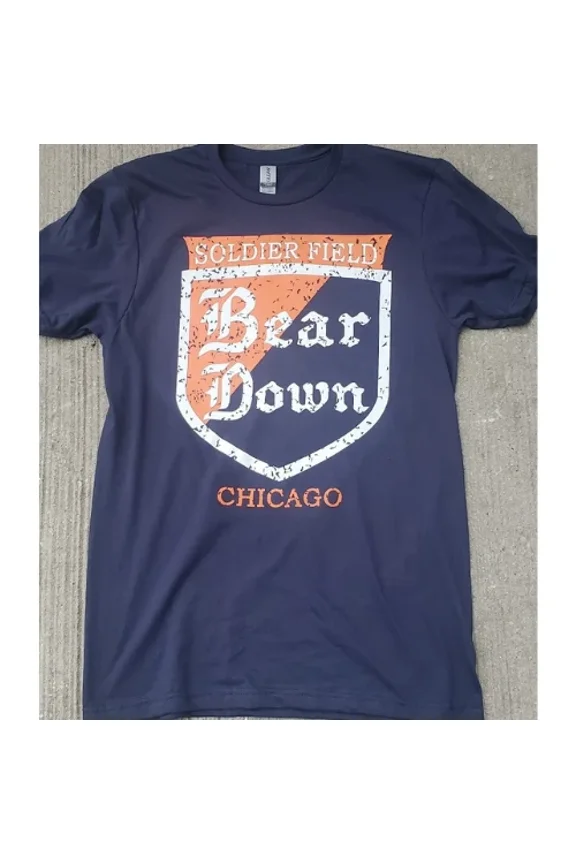 Bears Bear Down Soldier Field Vintage Beer Style T Shirt