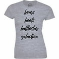 thumbnail image 1 of Bears, Beets, Battlestar Galactica Funny Women's Movie TV Tee Shirt, 1 of 4