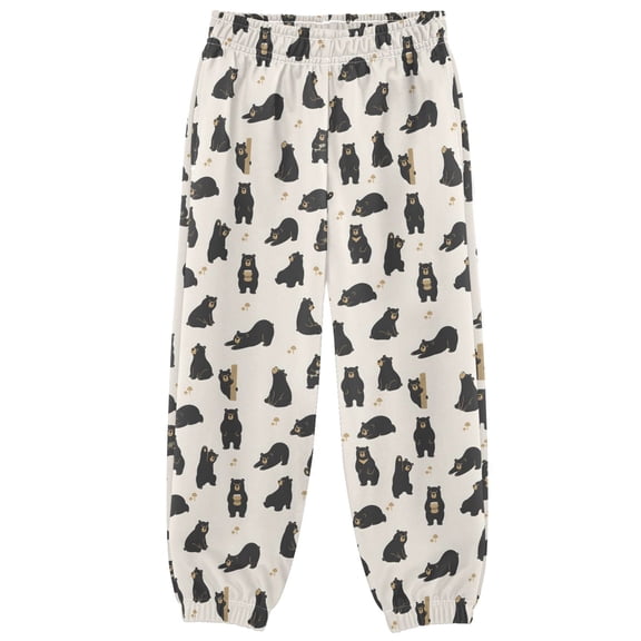 Bears Boys Pants Kids Casual Sweatpants Joggers Toddler Sports Pants 3-10 Years