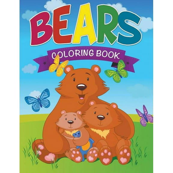 Bears Coloring Book (Paperback)