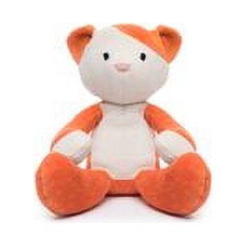 Bears For Humanity Organic Kitty Stuffed Animal, 12" Plush Toy