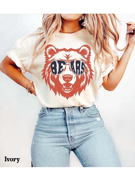 Bears Mascot Shirt, Favorite Team Shirts, Bear School Team Shirts, Bear Team Shirt, Bears School Spirit, Mascot Tee, Chicago, Bears Shirt