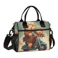 thumbnail image 1 of Bears Motorcycle Cooler Bag Lunch Bag Soft Cooler Cooling Tote Insulated Lunch Box for Adult Men Women, 1 of 6