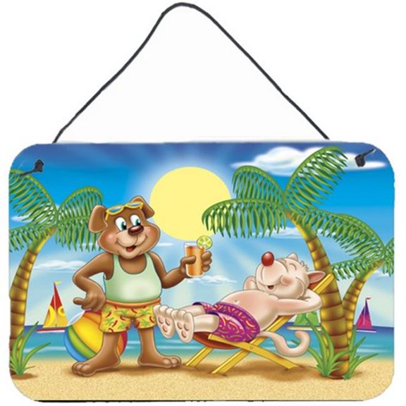 Bears Relaxing at the Beach Wall or Door Hanging Prints