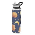 thumbnail image 1 of Bears and Moon Stars Sports Water Bottle Portable Travel Mug 32oz BPA Free Leak Proof Straw Transparent Tritan for Gym Yoga Cycling Camping, 1 of 7