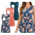 thumbnail image 1 of Bearsland Female Sleeveless Maternity Tank Tops Breastfeeding Nursing Clothes, 1 of 9