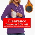 thumbnail image 1 of Bearsland Women’s Fleece Maternity Nursing Sweatshirt Casual Breastfeeding Hoodie, 1 of 7