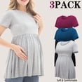 thumbnail image 1 of Bearsland Women's Short Sleeve Maternity T-Shirt Pregnancy Clothes, 1 of 7