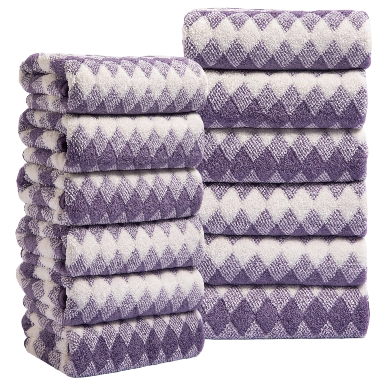 Beartech 12 Piece Hand Towel Set, Ultra Soft 16