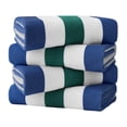 thumbnail image 1 of Beartech 4 Pieces Beach Towel Set,30x60 inches Striped Beach Towels Soft Camping Travel Towels, Lightweight Quick Dry Pool Towels for Beach Shower Towels Swim Towels Absorbent for Adults, 1 of 9