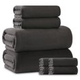 thumbnail image 1 of Beartech 8 Piece Bath Towels Set-2 Bath sheet,2 Hand Towel,4 Washcloths,Soft Lightweight Family Towel Highly Absorbent Microfiber Towel Quickly Dry & Less Lint Shower towel for Bathroom-Coffee, 1 of 11