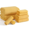thumbnail image 1 of Beartech 8 Piece Microfiber Bath Towel Set Extra Large Soft Plush Less Lint Bathroom Highly Absorbent Quick Dry Towels-Ginger, 1 of 7
