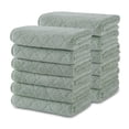 thumbnail image 1 of Beartech Microfiber Washcloths 12 Pack,13"x13" Quick Dry Ultra Soft and Highly Absorbent Washcloths for Bathroom,Kitchen Dish Towels -Light Green, 1 of 11