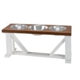 thumbnail image 1 of Bearwood Essentials Elevate Your Pet's Dining Experience with Farmhouse-Style Dog Feeder with 3-Bowl, 1 of 8