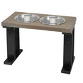 thumbnail image 1 of Bearwood Essentials Farmhouse 2 Bowl Elevated Regular Feeder Multi, 1 of 8