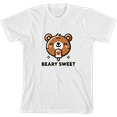 thumbnail image 1 of Beary Sweet Youth White Crew Neck Short Sleeve Tee-Medium, 1 of 2