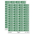 thumbnail image 1 of Beary Very Nice Work Teacher Student School Sticker Set - Dark Green - Gloss Finish - 1.25" Mini, 1 of 7
